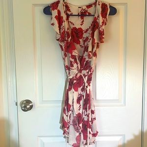 Free people floral mini dress